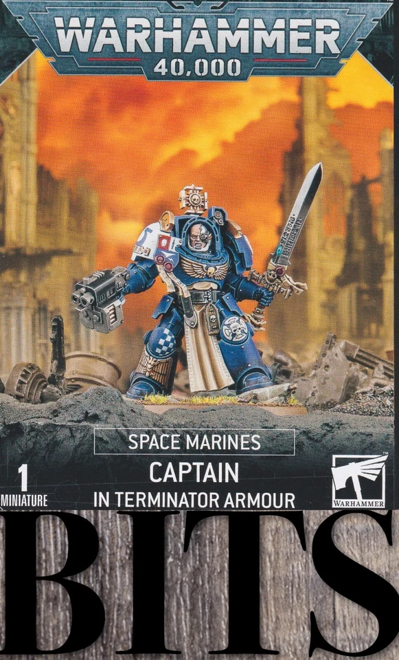 GAMES WORKSHOP Warhammer 40K Kill Team Leviathan Space Marine CAPTAIN IN TERMINATOR Bit Bits