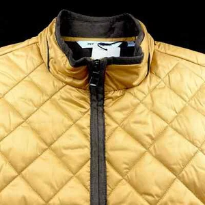 Peter Millar Crown Essex Full Zip Quilted Puffer Vest Jacket Dijon 2XL $230 - Picture 1 of 10