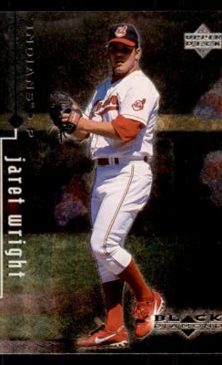 1999 Upper Deck Black Diamond  #28 Jaret Wright Cleveland Indians - Image 1 of 2