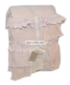 RACHEL ASHWELL COUTURE Petticoat Blush TWIN DUVET Shabby Chic NEW