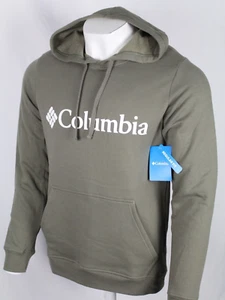 Columbia Men's Hoodie S Small Rover Lane Logo Graphic Sweatshirt Green - Picture 1 of 5