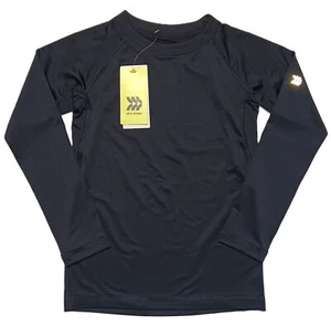All In Motion Youth Boys Size XS (4/5) Black Onyx LS Fitted Performance Tee - Picture 1 of 4
