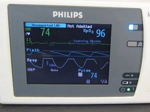 PHILIPS INTELLIVUE X2 MMS M3002A Portable Monitor / Masimo Set, EASI TESTED #B - Picture 1 of 6