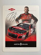 Austin Dillon #3 Autographed Hero Card 8x10 (2017) DOW Racing  In-Person Signed
