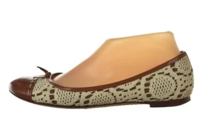 Lambertson Truex Womens Shoes Size 37 6 Brown Textured Ballet Flats Casual - Picture 1 of 6