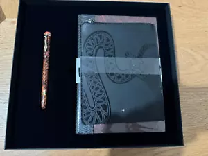 Montblanc Heritage Rouge & Noir Serpent Marble Set Gift Of Writing 124033 - Foto 1 di 5