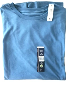 George T Shirt Men’s Periwinkle Blue XL (50-52) Tee NEW w Tags Moisture Wicking - Picture 1 of 1
