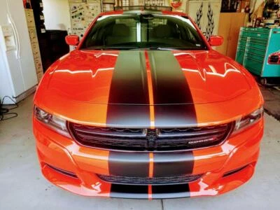 FOR Dodge Charger 2015 to 2024 Racing Stripe 10" Graphics Vinyl Decal 36 FEET - Image 1 of 4