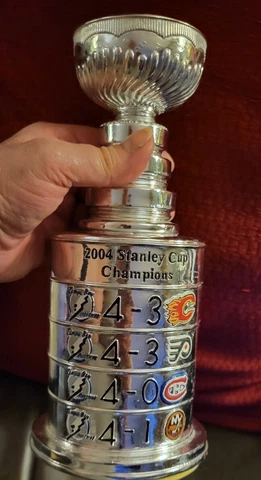 2004 Stanley Cup Champions ticket holder giveaway 9" high Tampa Bay Lightning Cover