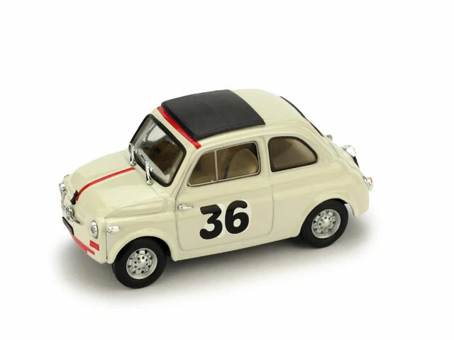 Fiat Nuova 500 Vallelunga 1965 Ignazio Giunti #36 1:43 2010 BRUMM - Immagine 1 di 1