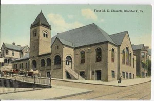 TRÁFICO DE CABALLOS EN PARKER AVE, M.E. IGLESIA por BIBLIOTECA CARNEGIE~BRADDOCK, PA - Imagen 1 de 2