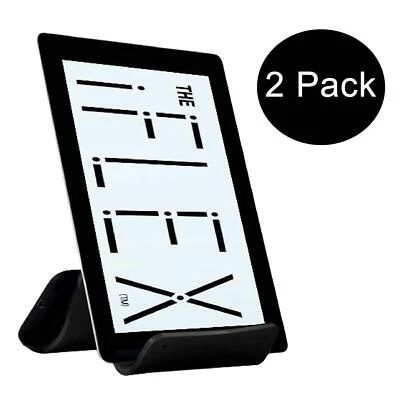 iFLEX Tablet Cell Phone Stand Black 2-Pack Universal Non-Slip Waterproof - Image 1 of 4
