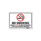 LYLE U1-1018-RD_10X7 No Smoking Sign,7inx10in,Rflctv Sheeting 24WT92