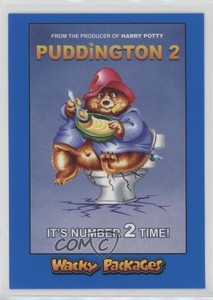 2018 Topps Wacky Packages Go to the Movies Animated Film Stickers Blue #6 0c4