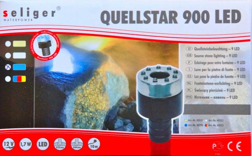 Seliger Quellstar 900 LED Farbwechsel Eco Komplett-set