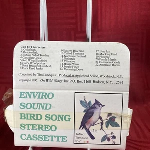 On Wild Wings Enviro Sound Bird Song Stereo Cassette Learn To Recognize Birdsong - Picture 1 of 3