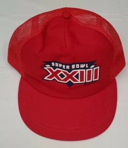 Vintage/Super Bowl XXIII/ Trucker Hat/Cap/Football NFL/ Snapback USA/Best Price - Picture 1 of 6