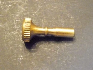 Socket Turn Key Knob Solid Brass 1 1/4" long Knurled 4-36 Lighting Lamp (KS2) - Picture 1 of 3