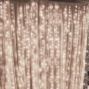Twinkle Star 300 LED Window Fairy Curtain String Lights, 8 Modes Fairy Lights... - Picture 1 of 7