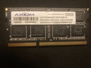 Axiom 8GB LV102464Z11D316813 DDR3-1600 PC3L-12800