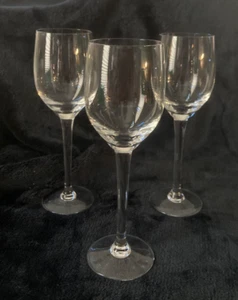 3 Small Wine Tasting Glasses...6" Ta[[ - Picture 1 of 4