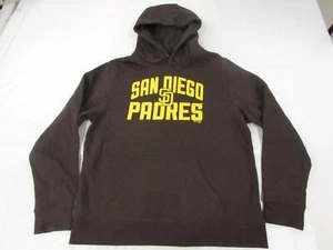 New San Diego Padres #1 Dad Mens Size L Large Brown Hoodie - Picture 1 of 4