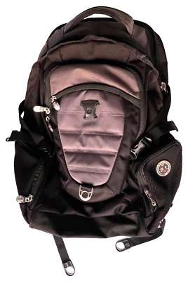SWISSGEAR 9275 Heavy Duty AIRFLOW Laptop Backpack Organizer Black/Gray - Image 1 of 4