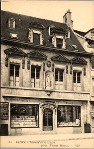 Vintage RPPC Photo Postcard Dijon Maison Renaissance Place Ernest Renan France - Picture 1 of 3