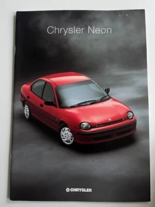 Chrysler Neon 2.0 16V SOHC LE LX Saloon UK Market Sales Brochure May 1996 - Picture 1 of 1