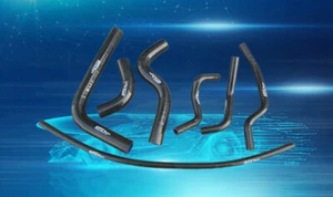 BLACK Silicone Radiator Hose FOR SUZUKI SAMURAI 86-95 88 89 90 91 92 93 94 - Imagen 1 de 6