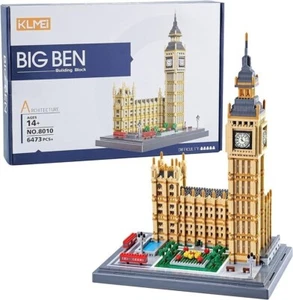 Big Ben Building Blocks Kit, 6473 Clamping Blocks, Modular London Clock Tower Mo - Picture 1 of 7