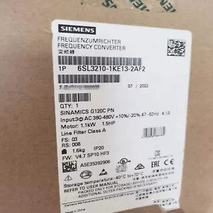 6SL3210-1KE13-2AF2 Nuovo Siemens Filtro Livello A Versione 6SL3210-1KE13-2AF2 IPCS - Foto 1 di 4