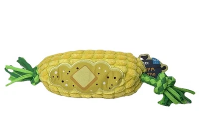 Bark Box Dog Toy Corn Tug Thanksgiving Crinkle Medium Large - Image 1 of 4