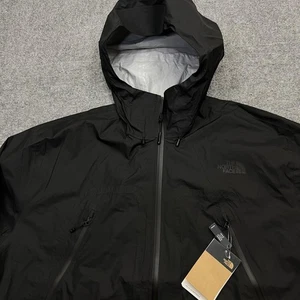 North Face Packable LT Regen Parka Jacke Herren Large schwarz DryVent wasserdicht - Bild 1 von 10