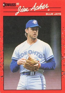 1990 Donruss #558c Jim Acker - Picture 1 of 2