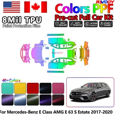 PPF Paint Protection Film For Mercedes-Benz E Class AMG E 63 S Estate 2017-2020 - Image 1 of 4