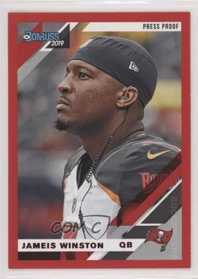 2019 Panini Donruss Photo Variation Press Proof Red Jameis Winston #235V - Image 1 of 2