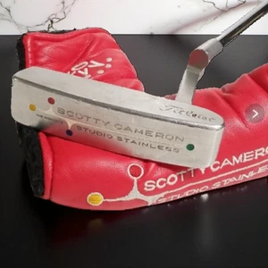 TITLEIST Scotty Cameron Studio Stainless Newport 303 Putter 35" w/ Cover Used JP - Picture 1 of 10