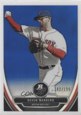2013 Bowman Platinum Prospects Chrome Blue Refractor /199 Deven Marrero #BPCP89 - Image 1 of 2