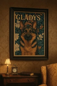 Arte de pared personalizado para perros retrato de mascotas personalizado impresión A4 o A5 regalo para amantes de los perros - Imagen 1 de 4