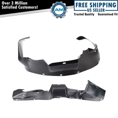 Inner Fender Liner Set Driver & Passenger Side Fits 91-95 Chrysler Dodge - Image 1 of 4