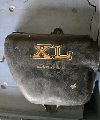 Honda XL350 1974 cubierta lateral derecha/panel 17231-356-000NR Foto 1 de 2