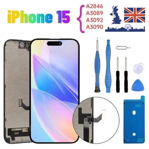 For iPhone 15 Screen Replacement LCD Display Touch Digitizer Assembly Frame Tool - Picture 1 of 13