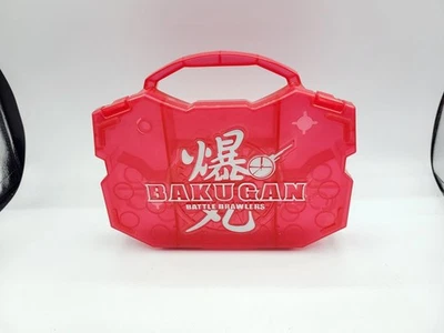 Estuche de transporte Bakugan Gundalian Invaders almacenamiento Pyrus rojo a presión  Foto 1 de 4