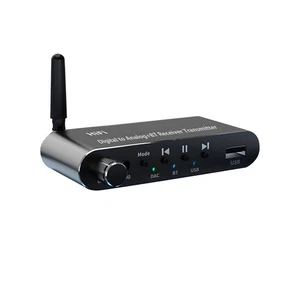 4 in 1 Bluetooth 5.1 Digital to Analog RCA Audio Adapter Receiver Transmitter B - Afbeelding 1 van 20