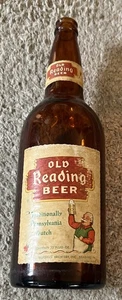Old Reading Beer Quart Bottle Traditionally Pennsylvania Dutch Reading Pa - Picture 1 of 4