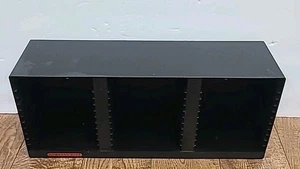 Soporte de almacenamiento de disco compacto vintage Laserline CD 30/36 negro montado en la pared retro - Imagen 1 de 5