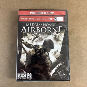 Medal of Honor: Airborne w/ Battlefield 2 PC 2007 NEW SEALED Pre-Order Edition - Picture 1 of 6