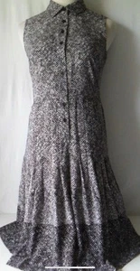 Calvin Klein Dress Black Eggshell Sleeveless Dress New - Picture 1 of 7