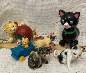 Lot Of Six Vintage Cats - Picture 1 of 5